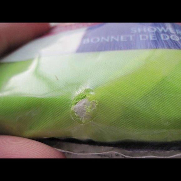 Goody Shower Cap Cover Head Protect Hair Style Plastic Bonnet 2009 Blue Green - Picture 7 of 9